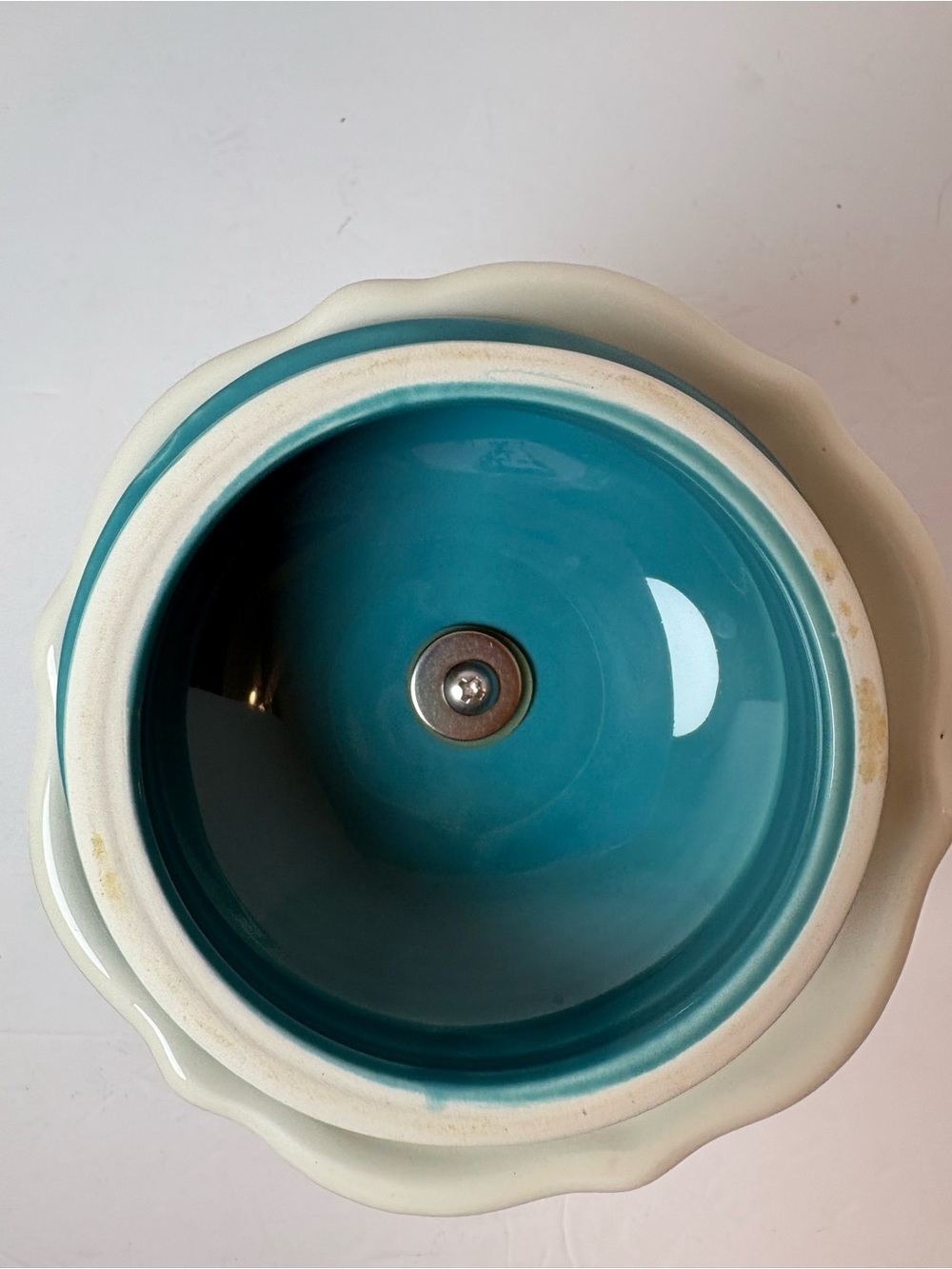 Pioneer Woman Rose Shadow Ceramic Canister - Picture 6 of 7